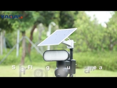 4G Color Night Vision Kamera CCTV H.265 Compression 355o Pan 120o Tilt Solar PTZ Camera